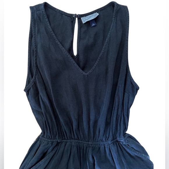 Universal Thread Washed Black Sleeveless Cutout Jumpsuit - Size Small - Picture 5 of 9